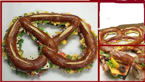 Giant Pretzel Sandwich product photo